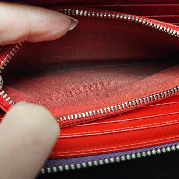 Christian Louboutin Spike Studs Zipper Wallet - Rare Color - Picture 8 of 16